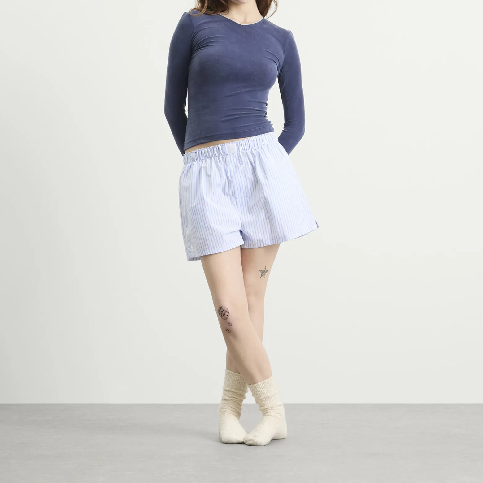 Calvin Klein Cotton Poplin Sleep Short