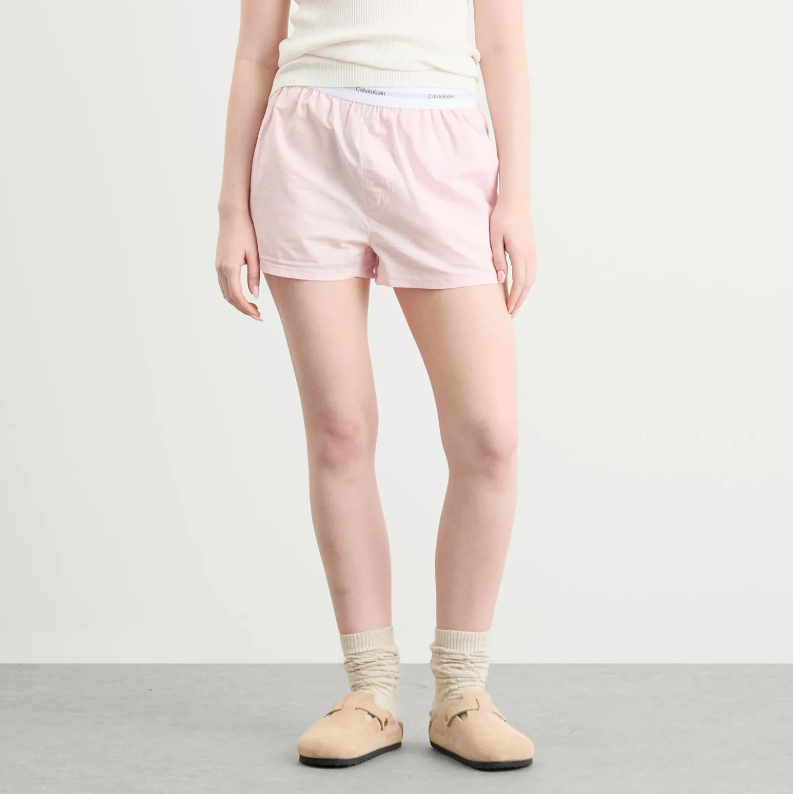 Calvin Klein Cotton Poplin Sleep Short