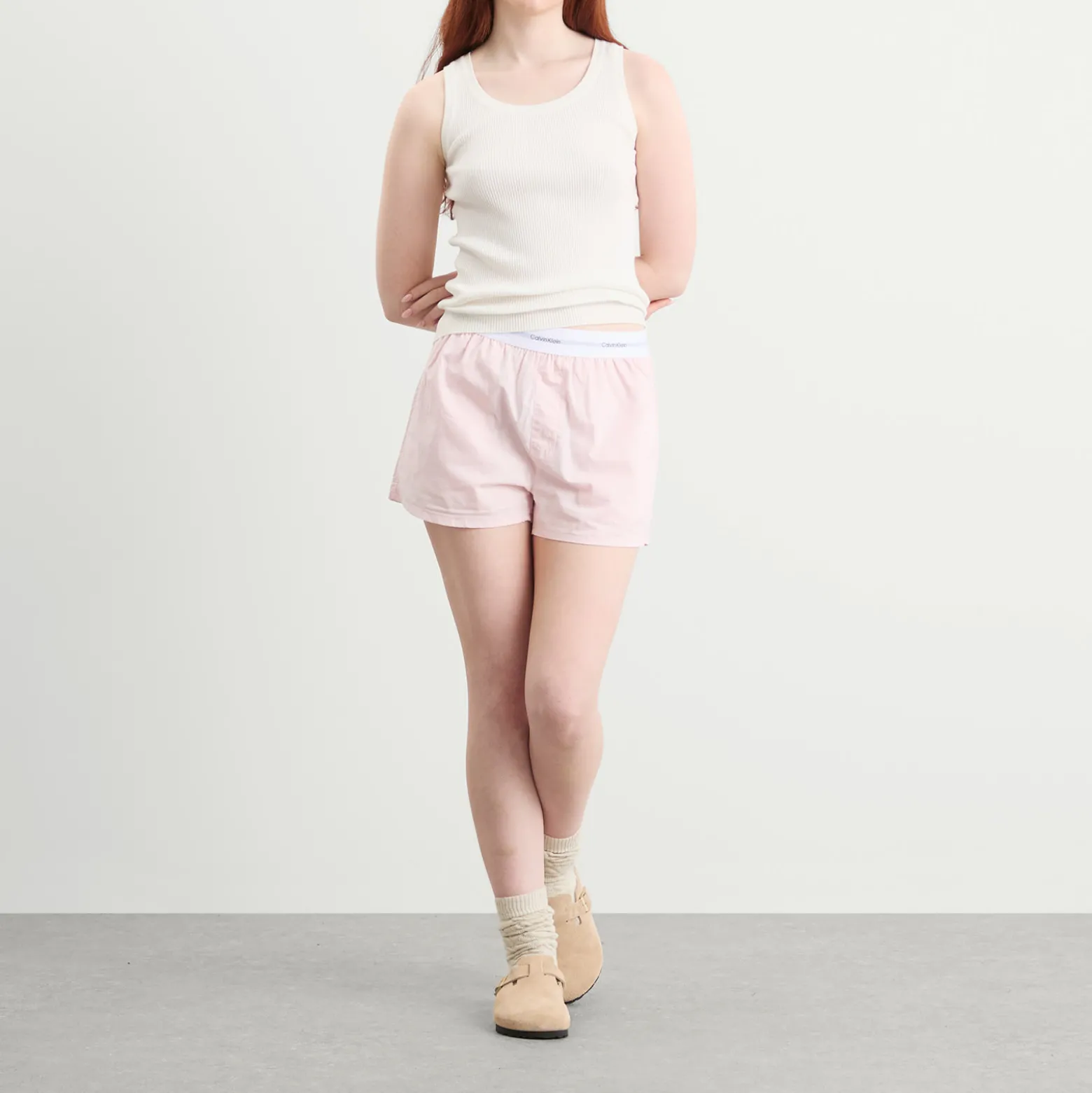 Calvin Klein Cotton Poplin Sleep Short