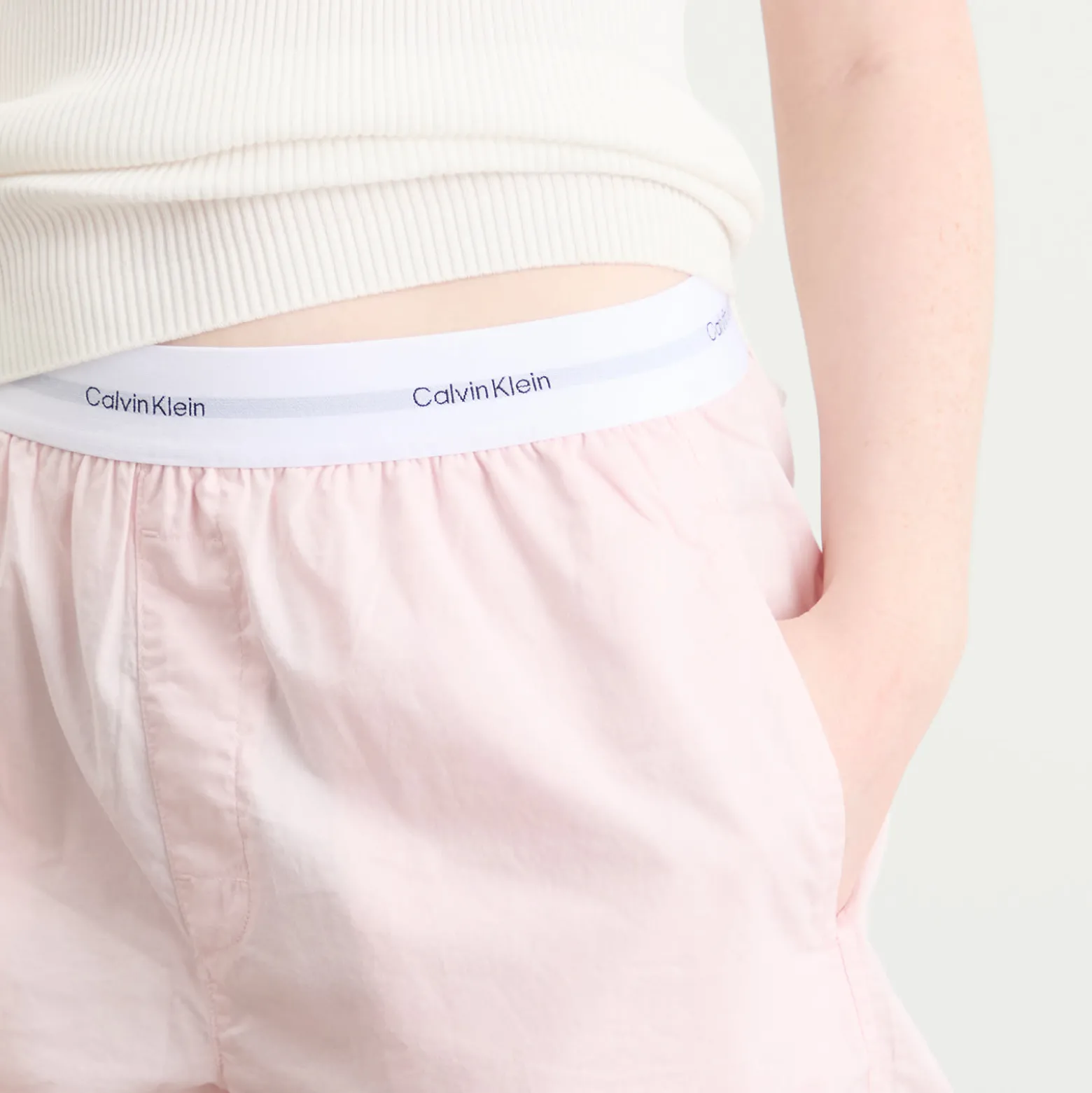 Calvin Klein Cotton Poplin Sleep Short