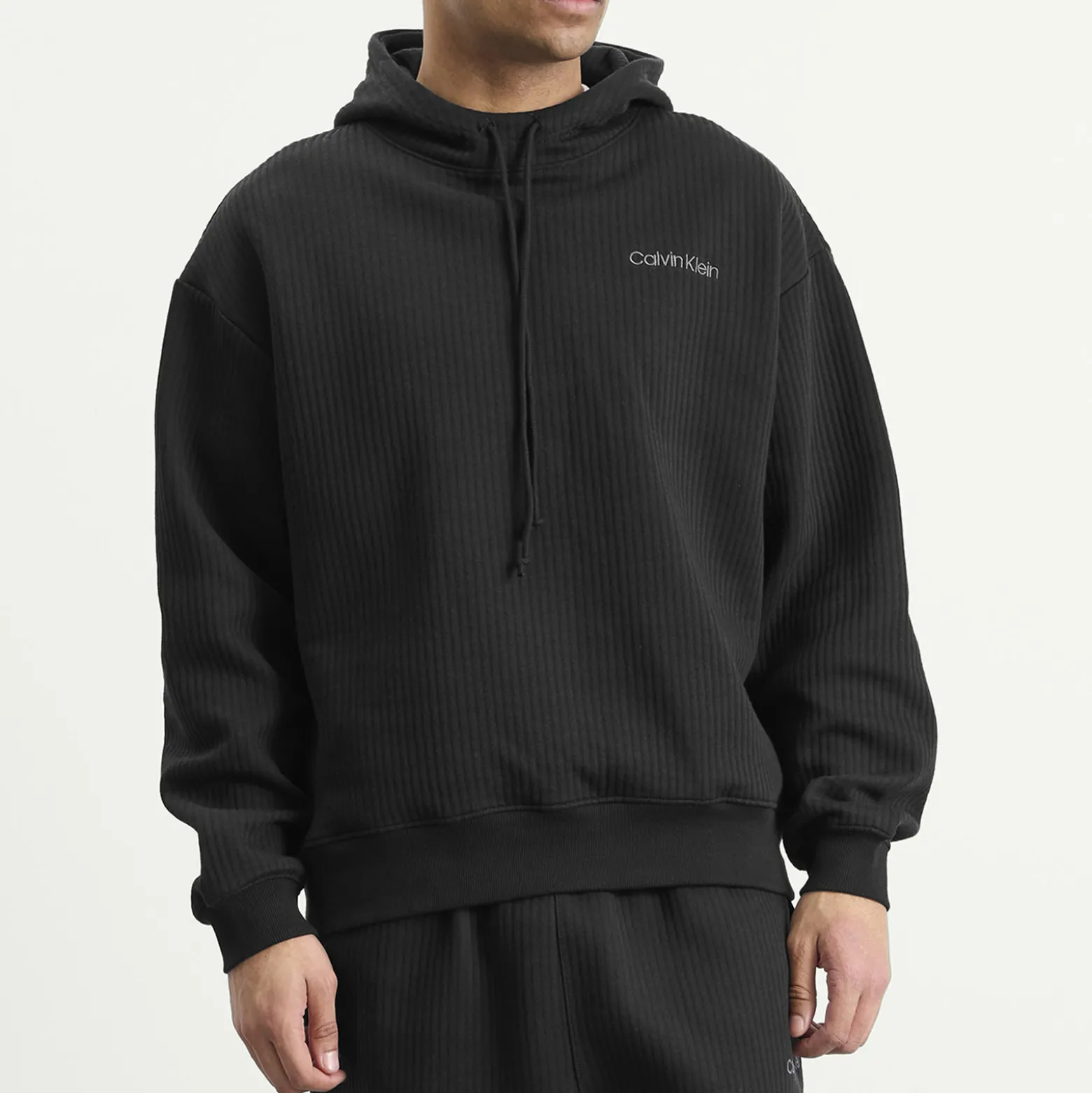 Calvin Klein Terry Quilted Hoodie