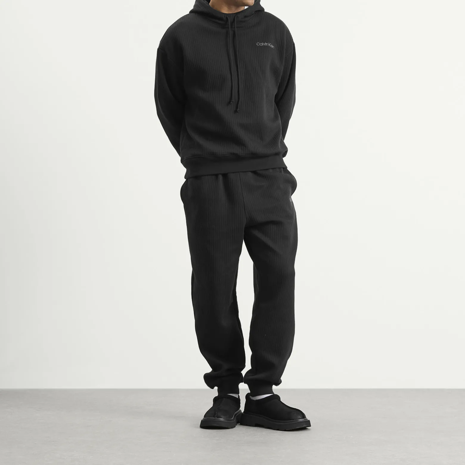 Calvin Klein Terry Quilted Hoodie