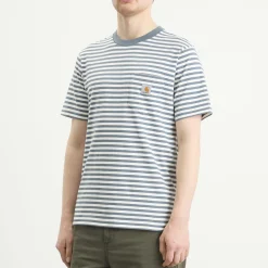 Carhartt WIP Ezra Stripe Pocket T-Shirt