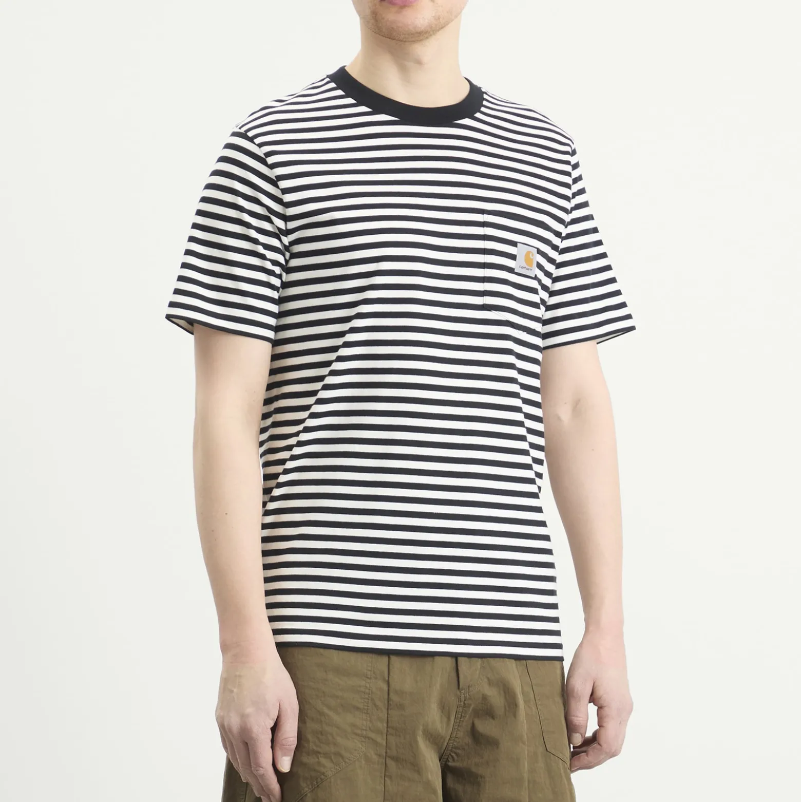 Carhartt WIP Ezra Stripe Pocket T-Shirt