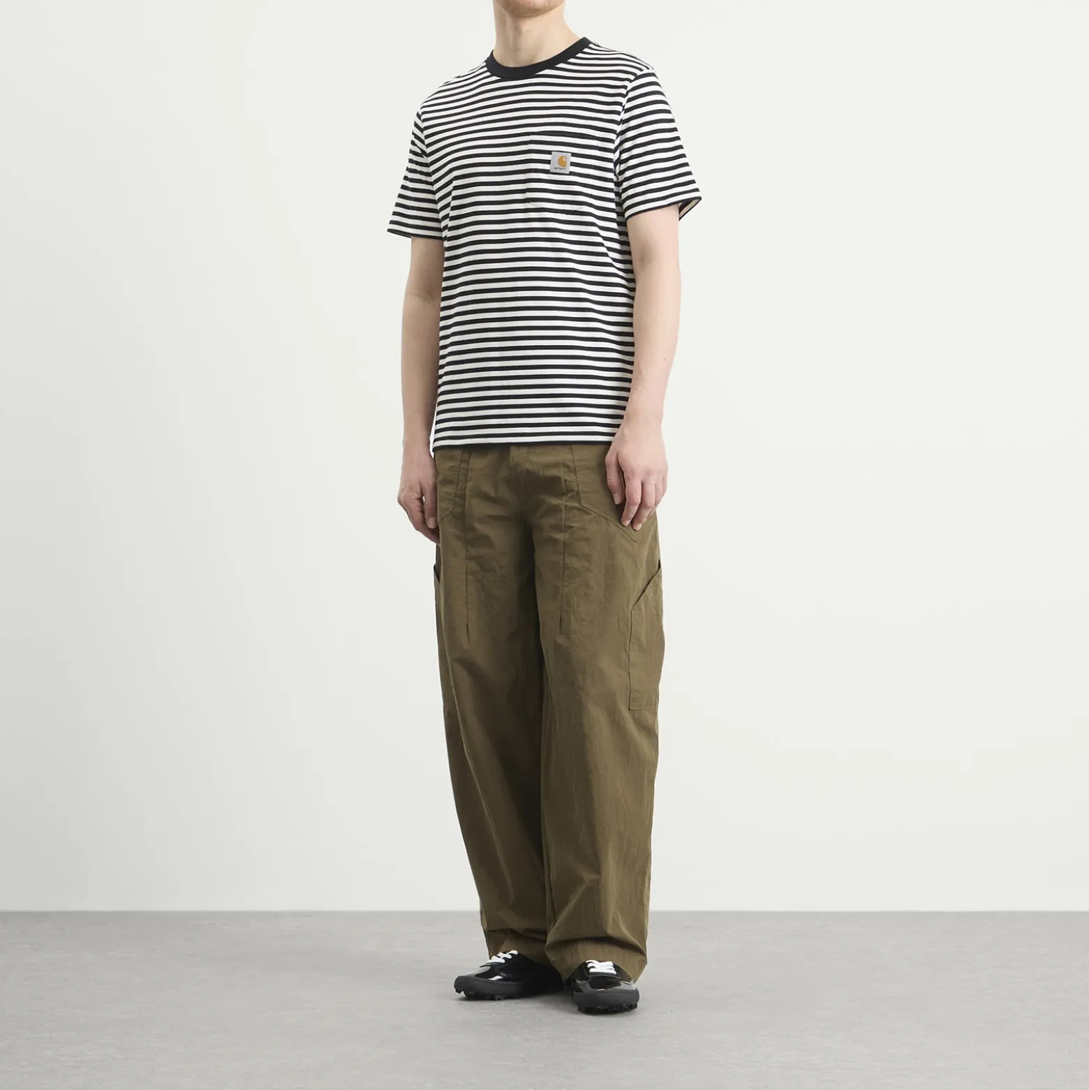 Carhartt WIP Ezra Stripe Pocket T-Shirt