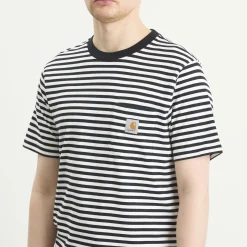 Carhartt WIP Ezra Stripe Pocket T-Shirt