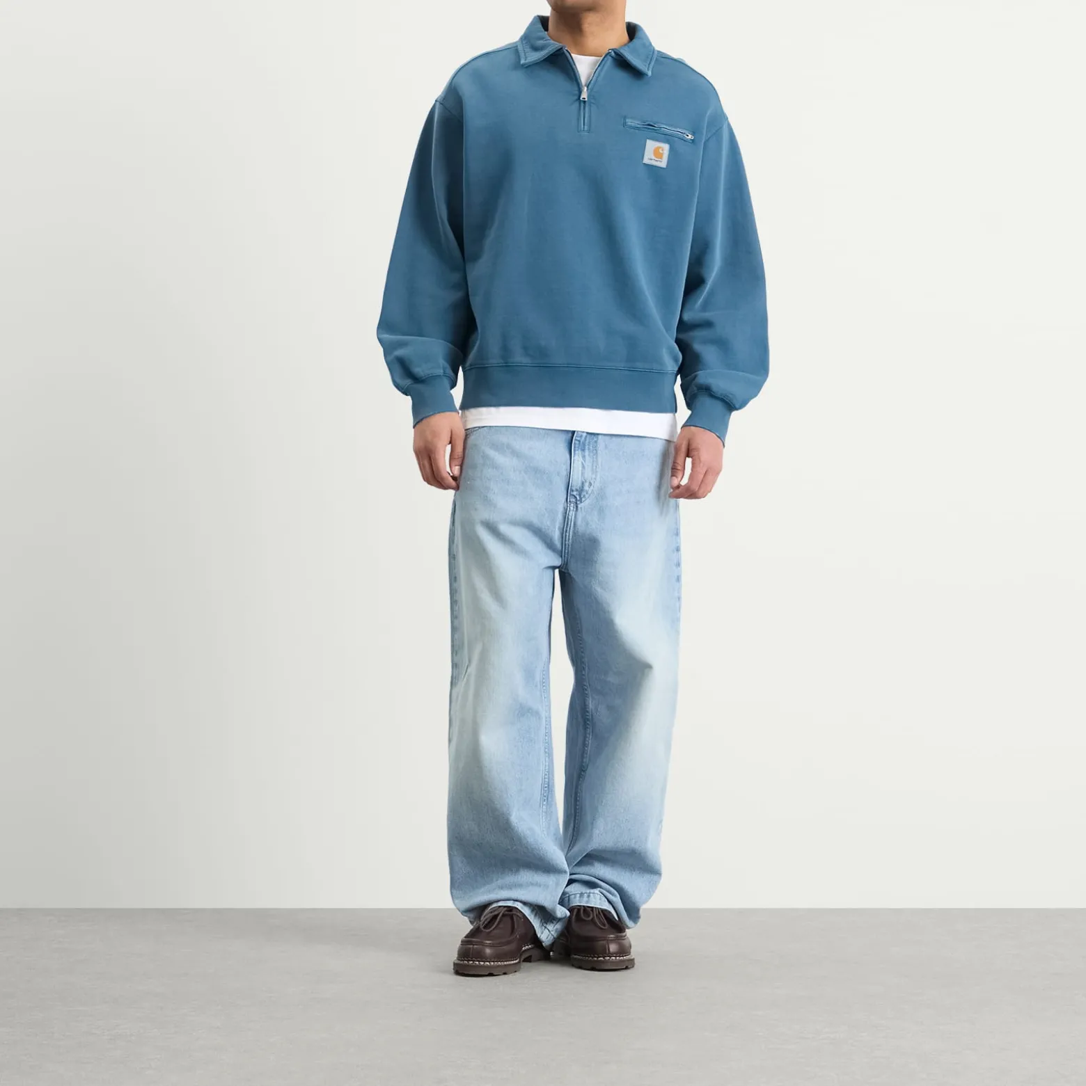 Carhartt WIP Half Zip Detroit Sweatshirt