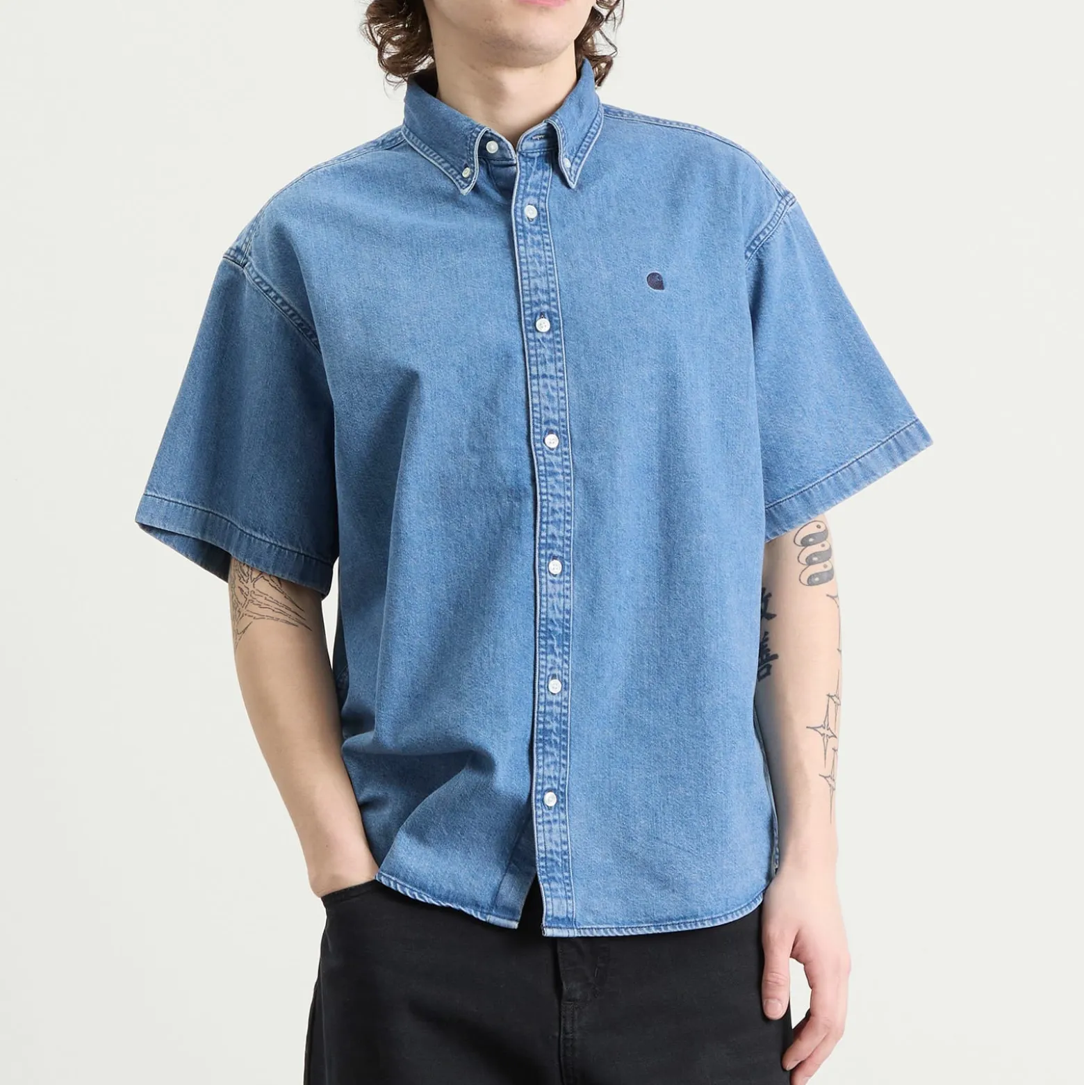 Carhartt WIP Lucas Short Sleeve Denim Shirt
