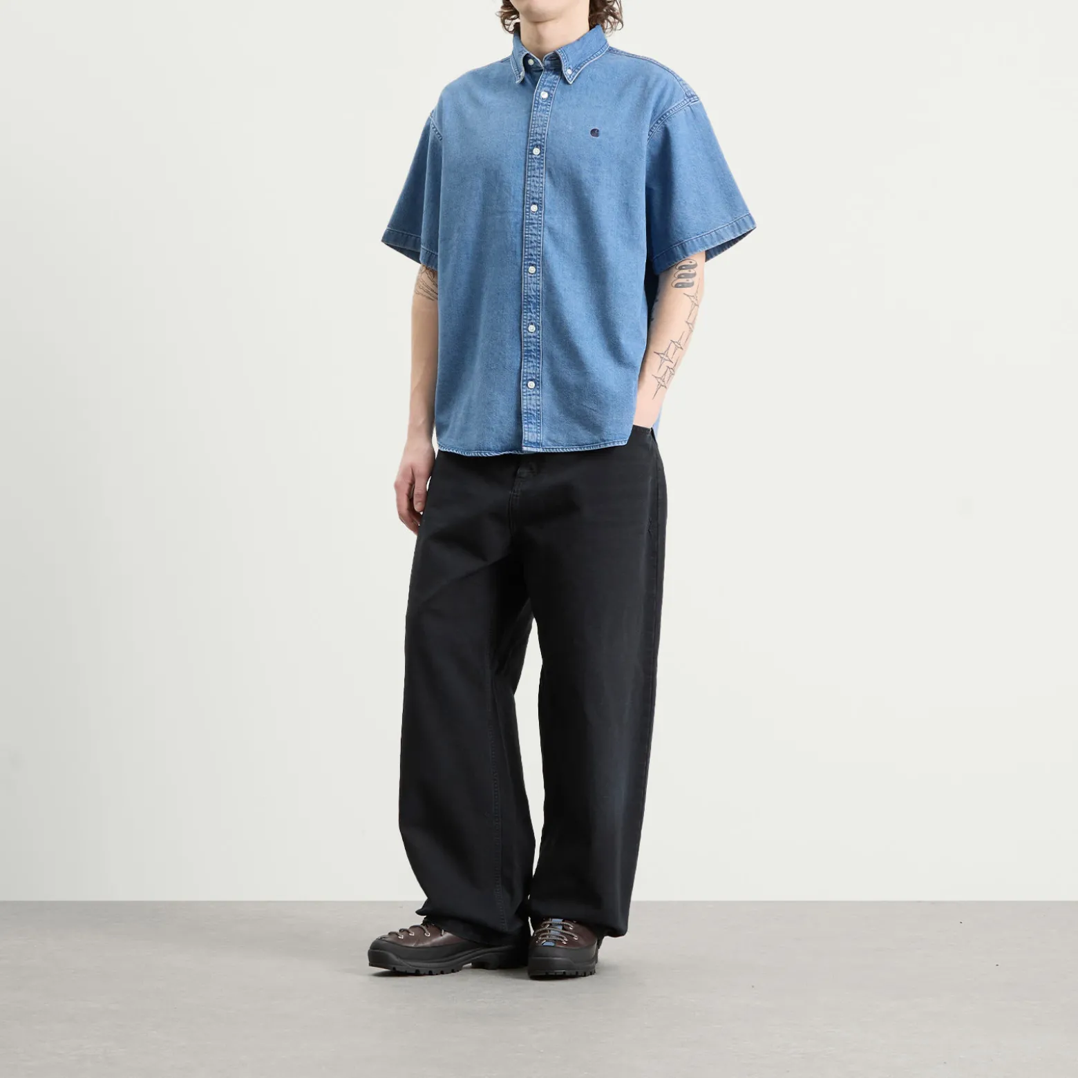 Carhartt WIP Lucas Short Sleeve Denim Shirt