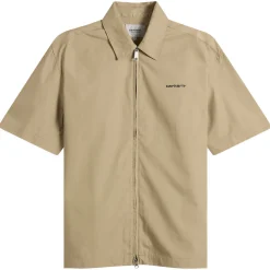 Carhartt WIP Short Sleeve Postal Zip Shirt