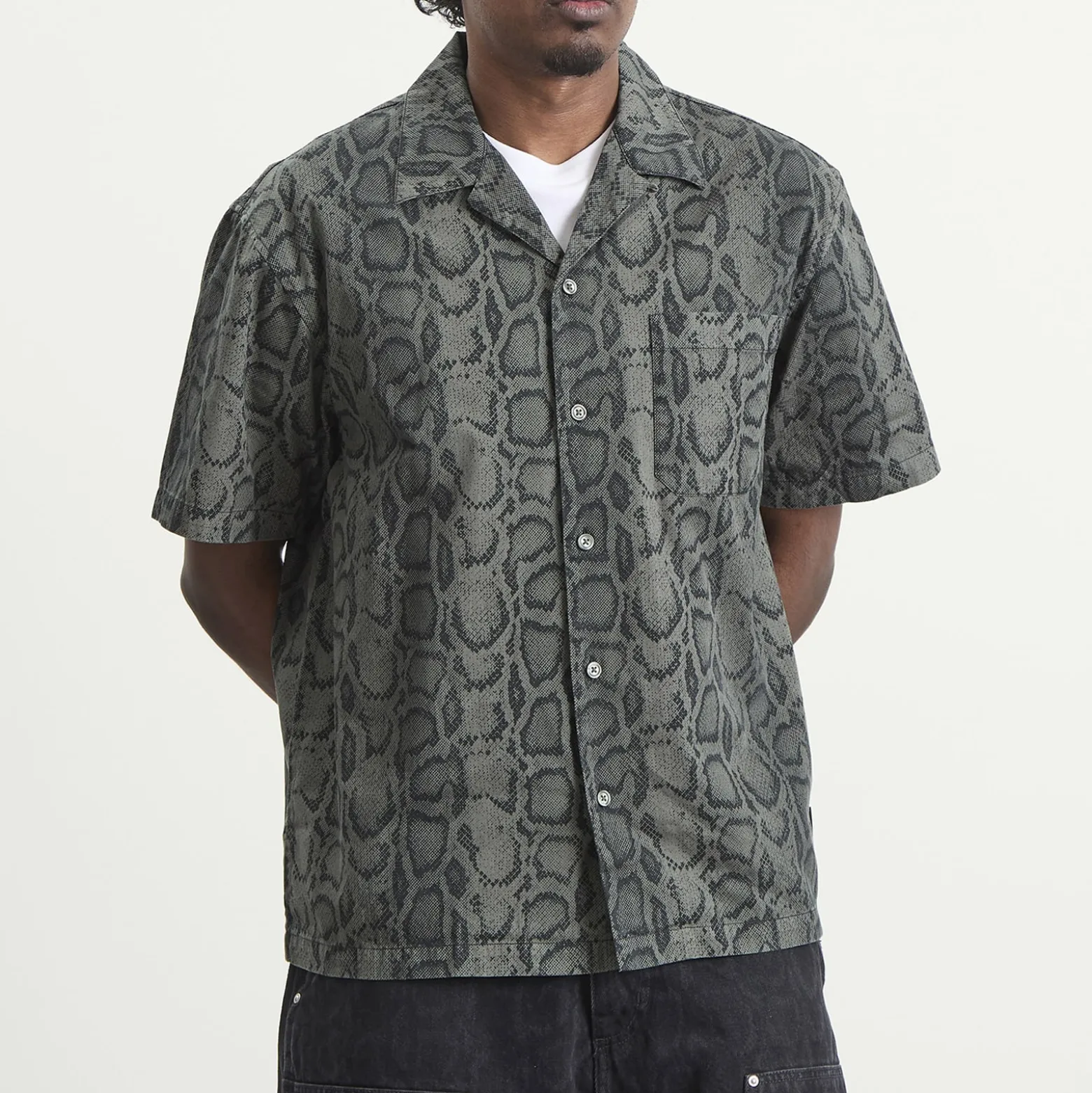 Carhartt WIP Short Sleeve Snake Camo Shirt