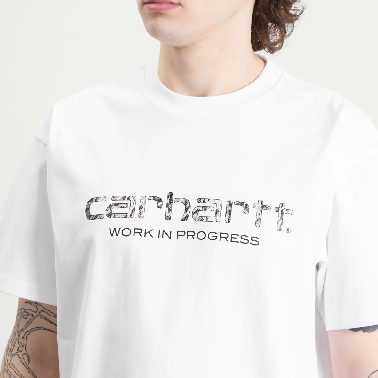 Carhartt WIP Snake Script Logo T-Shirt - END. Excusive