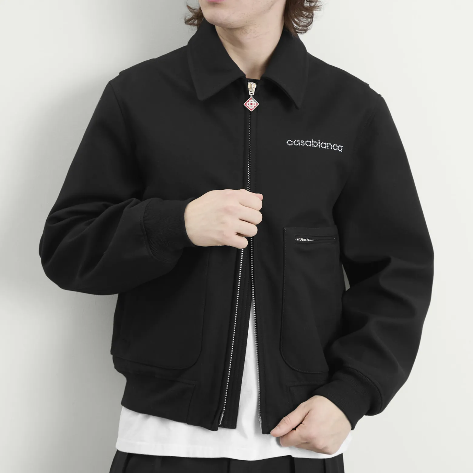 Casablanca Black Wool Blouson