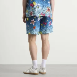 Casablanca Collage D’Icones Graphiques Silk Shorts