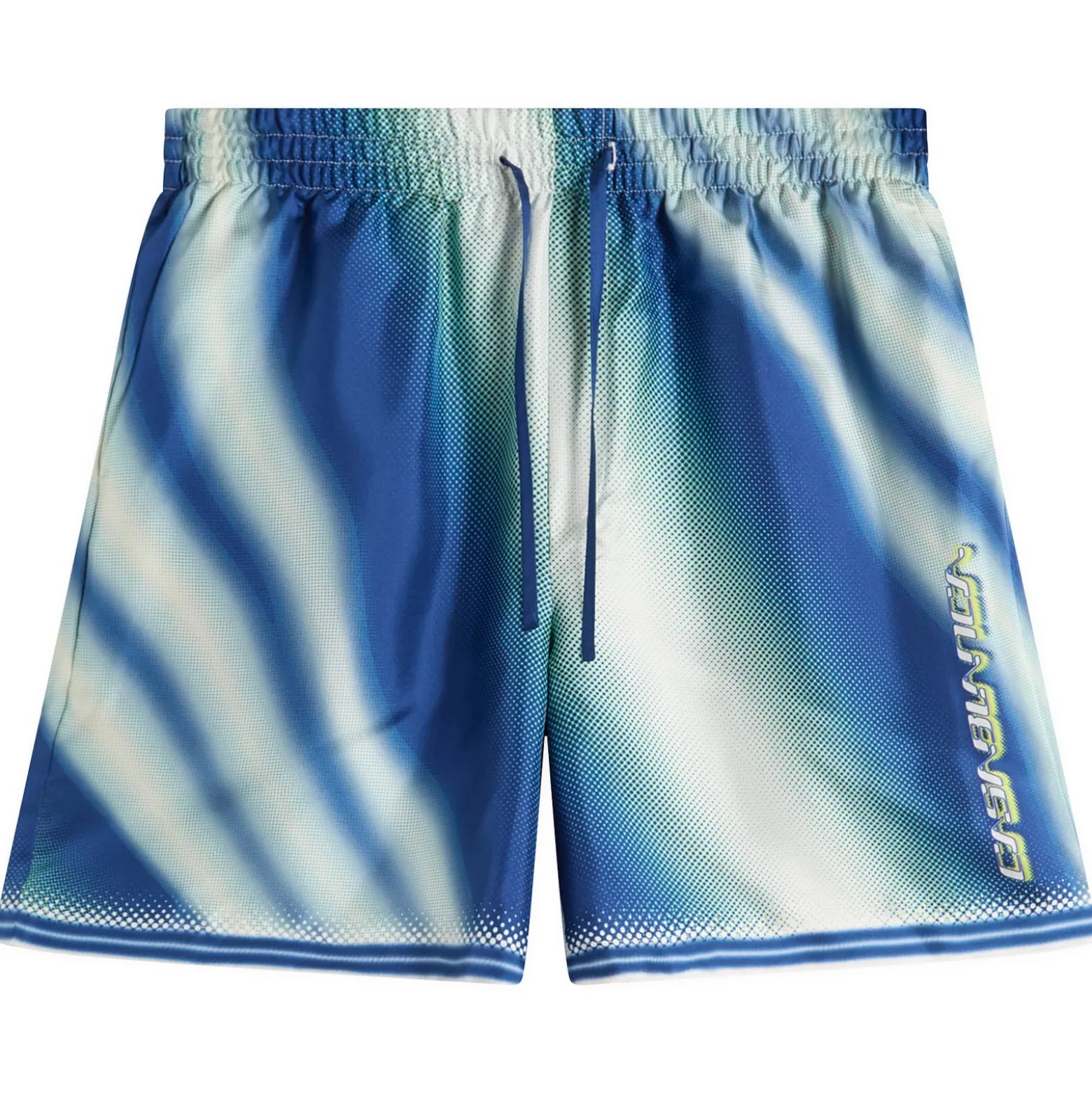 Casablanca Flaming Tennis Ball Silk Shorts