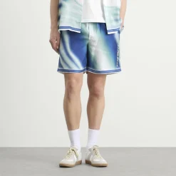 Casablanca Flaming Tennis Ball Silk Shorts