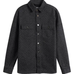 Casablanca Laser Monogram Denim Shirt