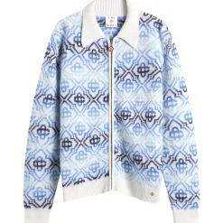 Casablanca Space Dye Monogram Zip Up