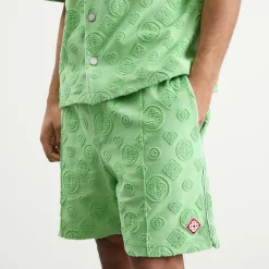 Casablanca Towelling Monogram Short