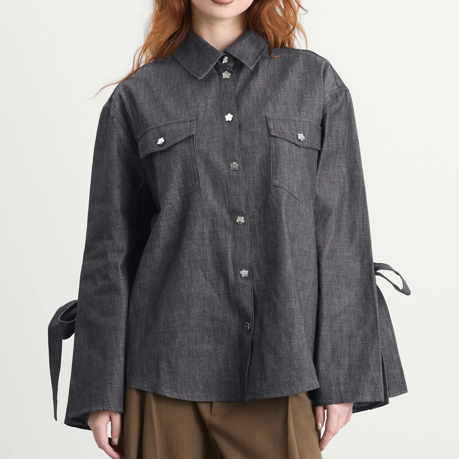 Cecilie Bahnsen Coral Denim Shirt