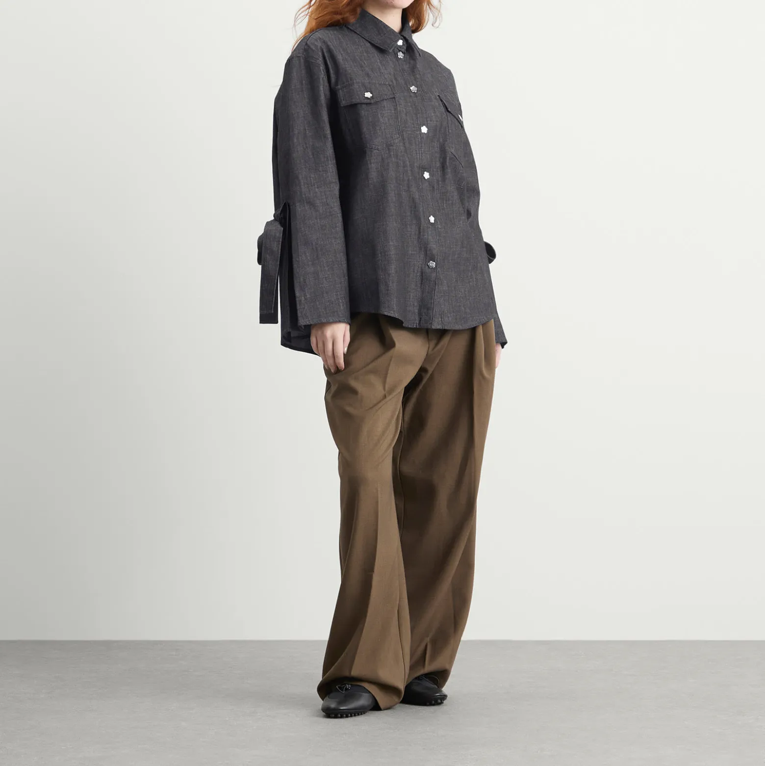 Cecilie Bahnsen Coral Denim Shirt