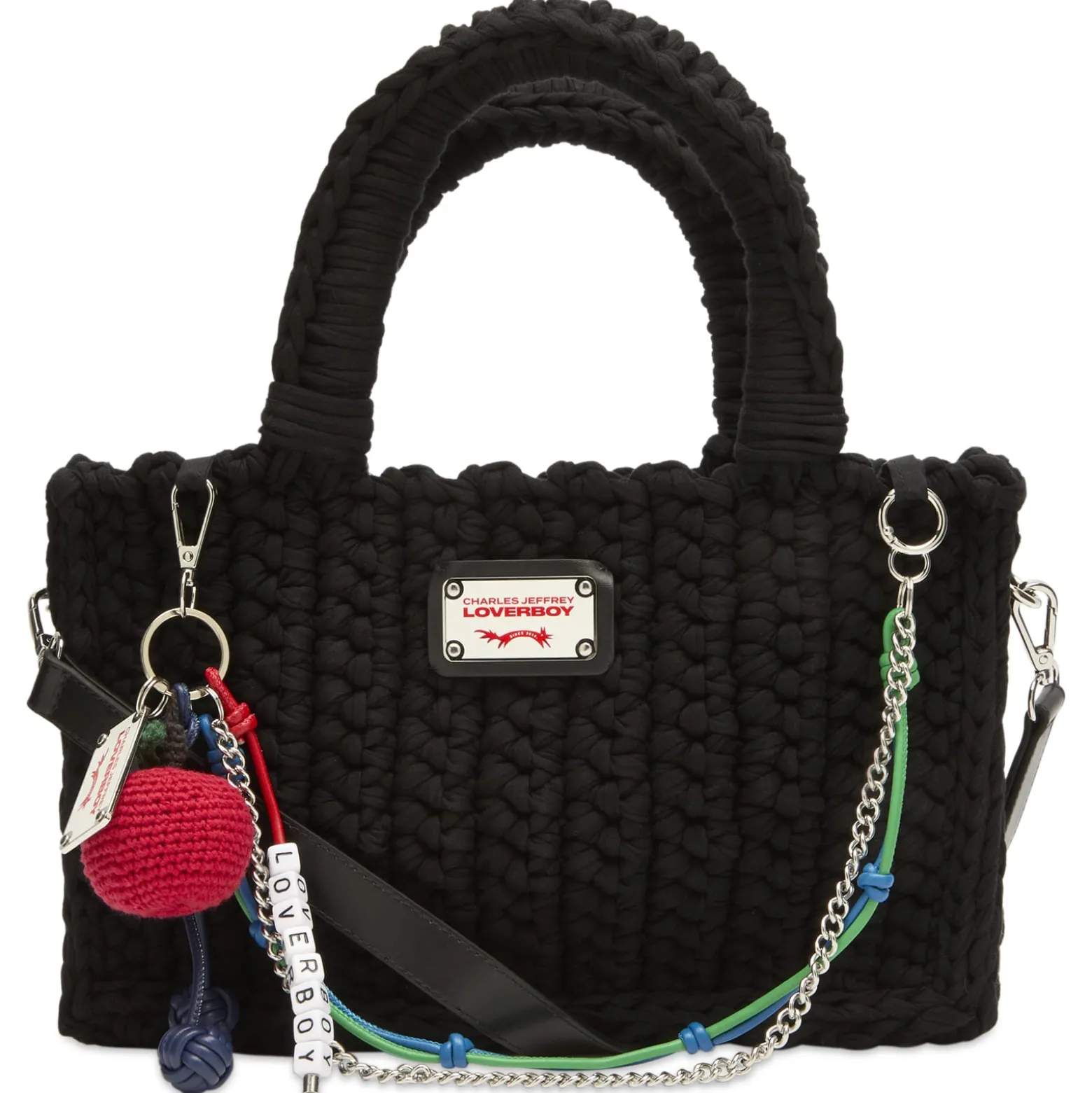 Charles Jeffrey Loverboy Apple Charm Bucket Bag