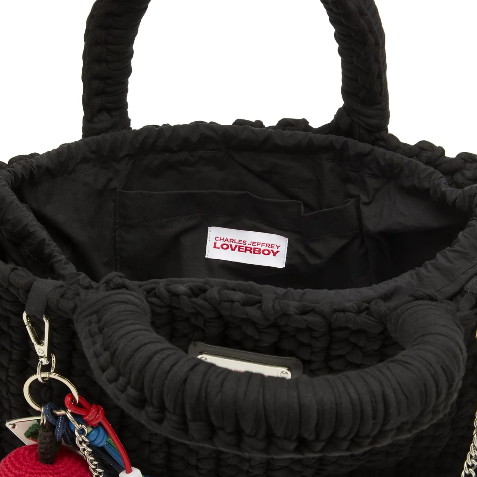 Charles Jeffrey Loverboy Apple Charm Bucket Bag
