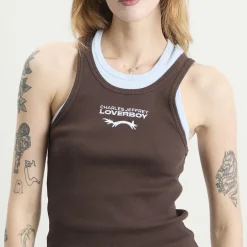 Charles Jeffrey Loverboy Double Logo Tank Top
