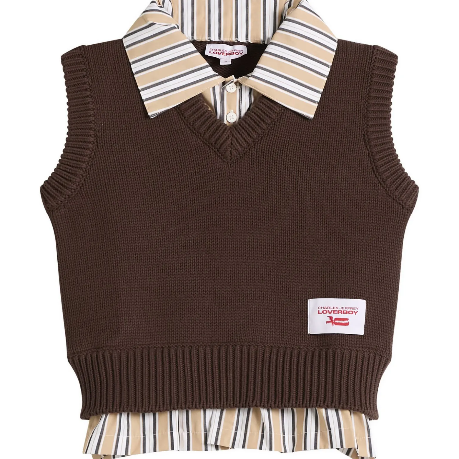 Charles Jeffrey Loverboy Smart Cropped Vest