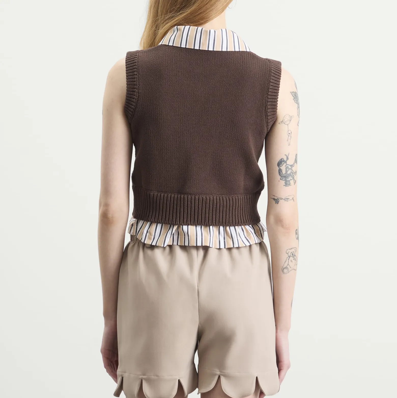 Charles Jeffrey Loverboy Smart Cropped Vest