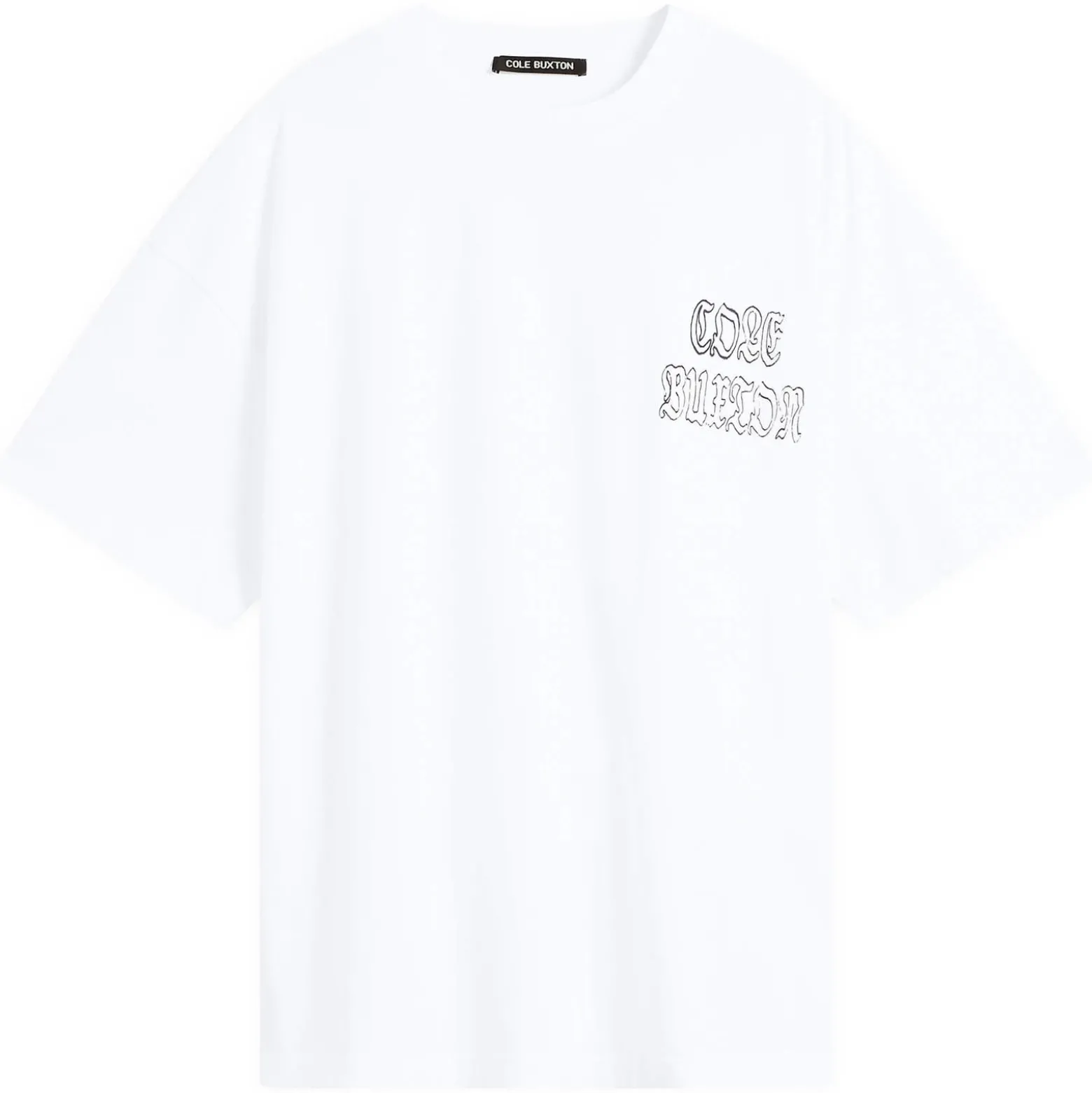 Cole Buxton Black Letter Sportswear T-Shirt