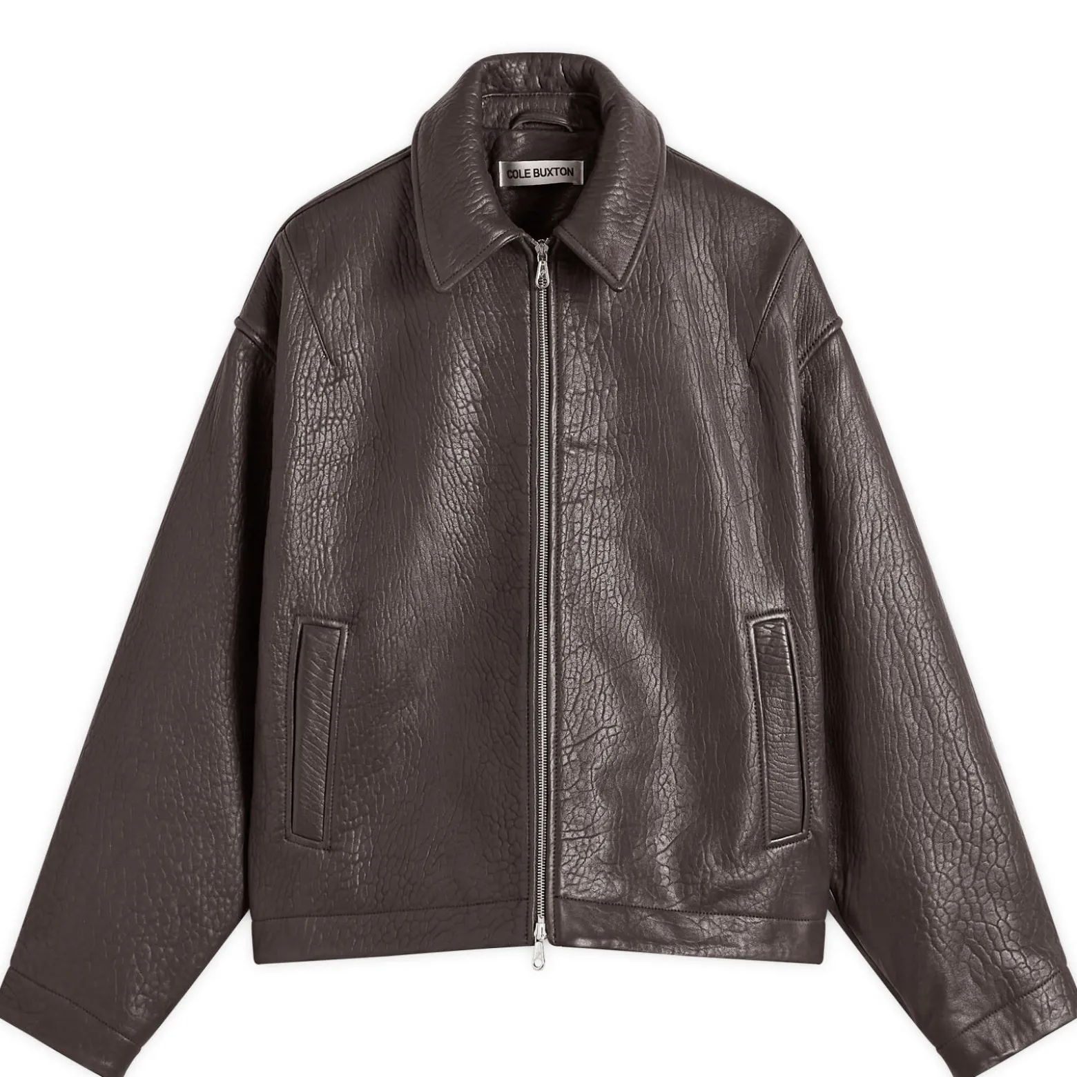 Cole Buxton Shrunken Leather Jacket