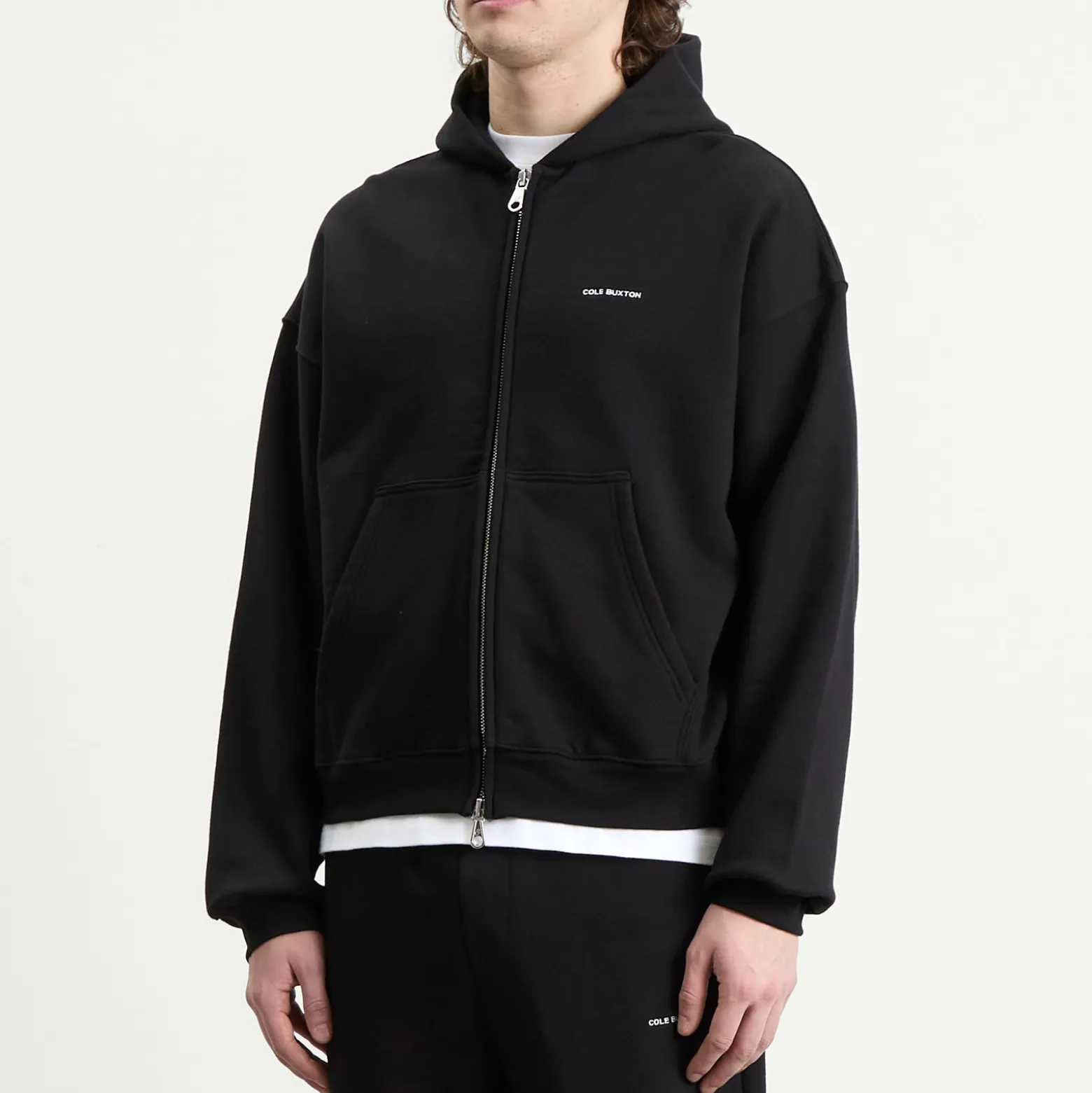 Cole Buxton Vintage Mini Logo Zip Hoodie