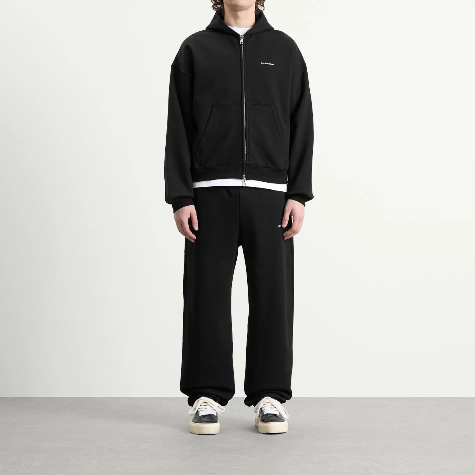 Cole Buxton Vintage Mini Logo Zip Hoodie