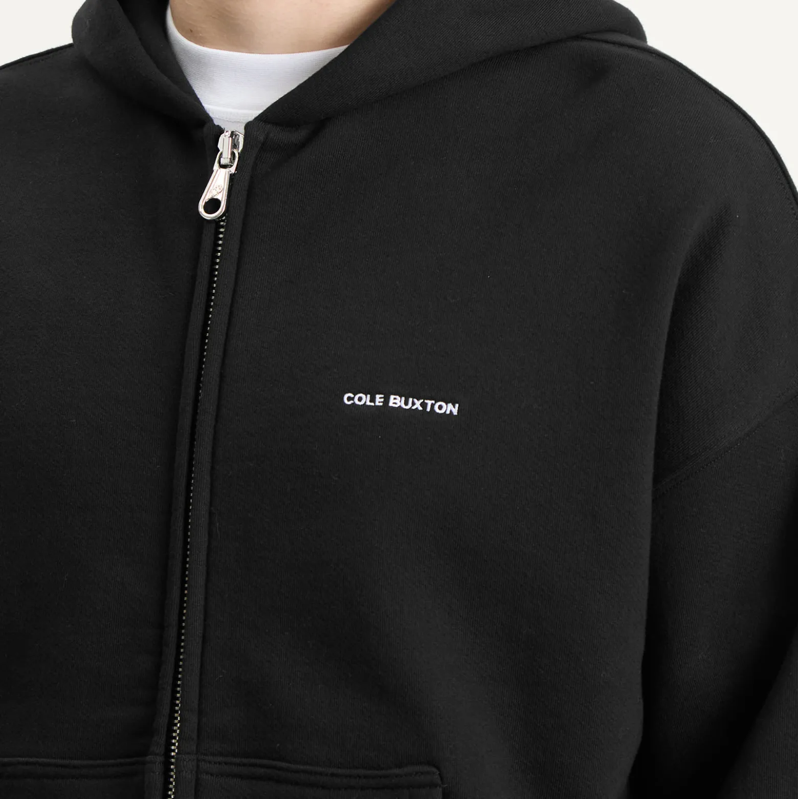 Cole Buxton Vintage Mini Logo Zip Hoodie