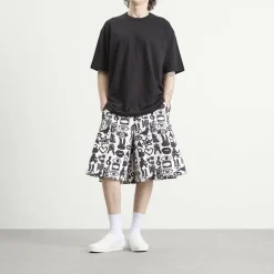 Comme des Garçons Black Cotton Pagowski Shorts