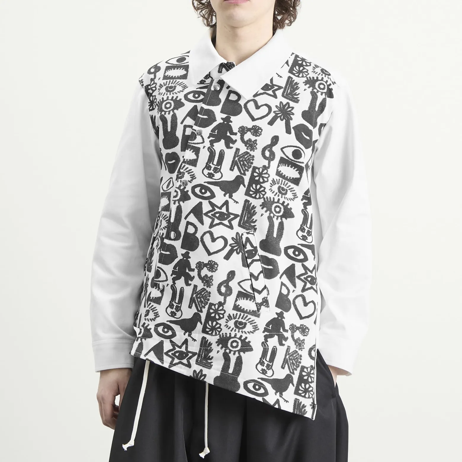 Comme des Garçons Black Cotton Jacket