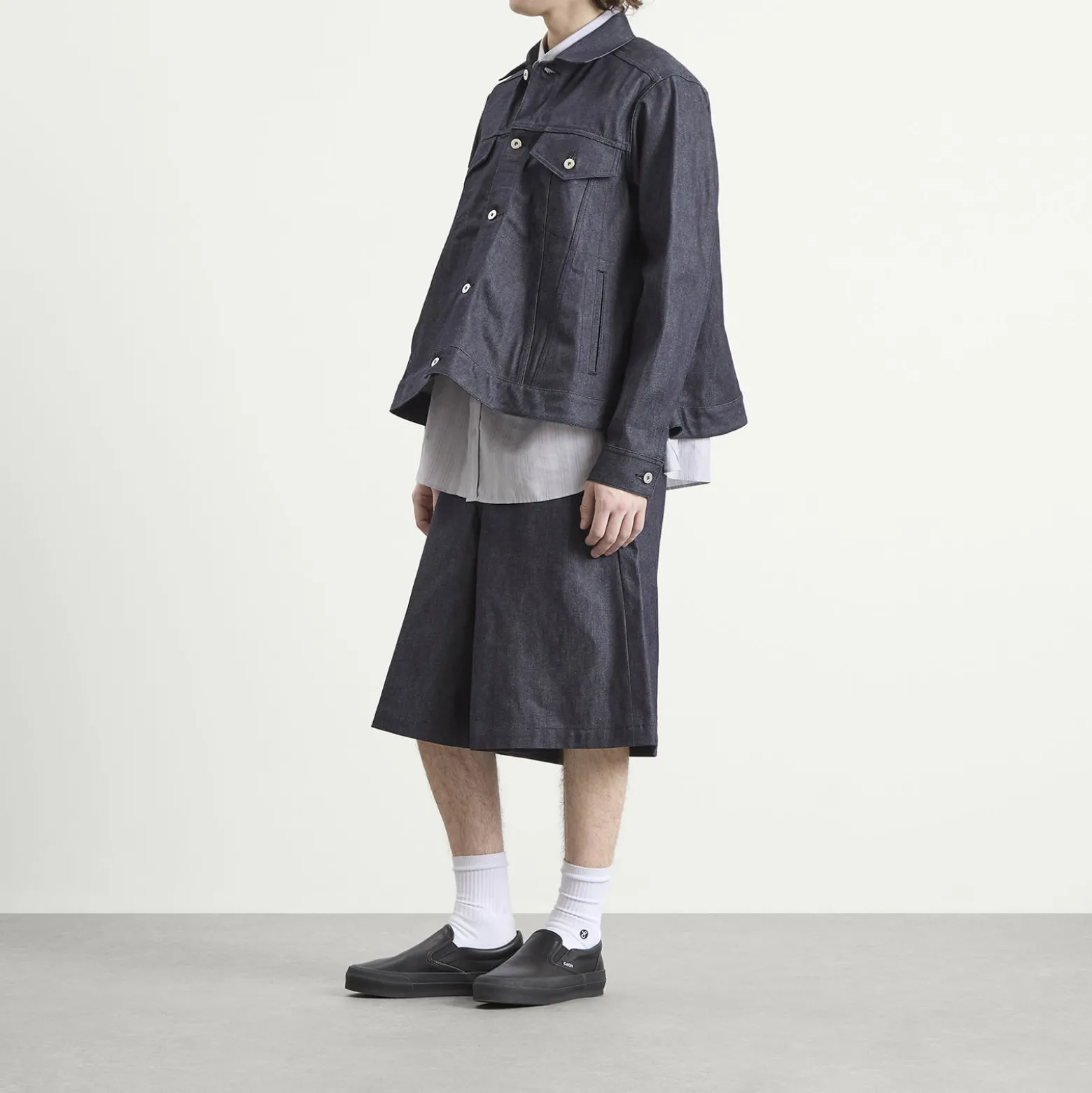 Comme des Garçons Black Denim Jacket