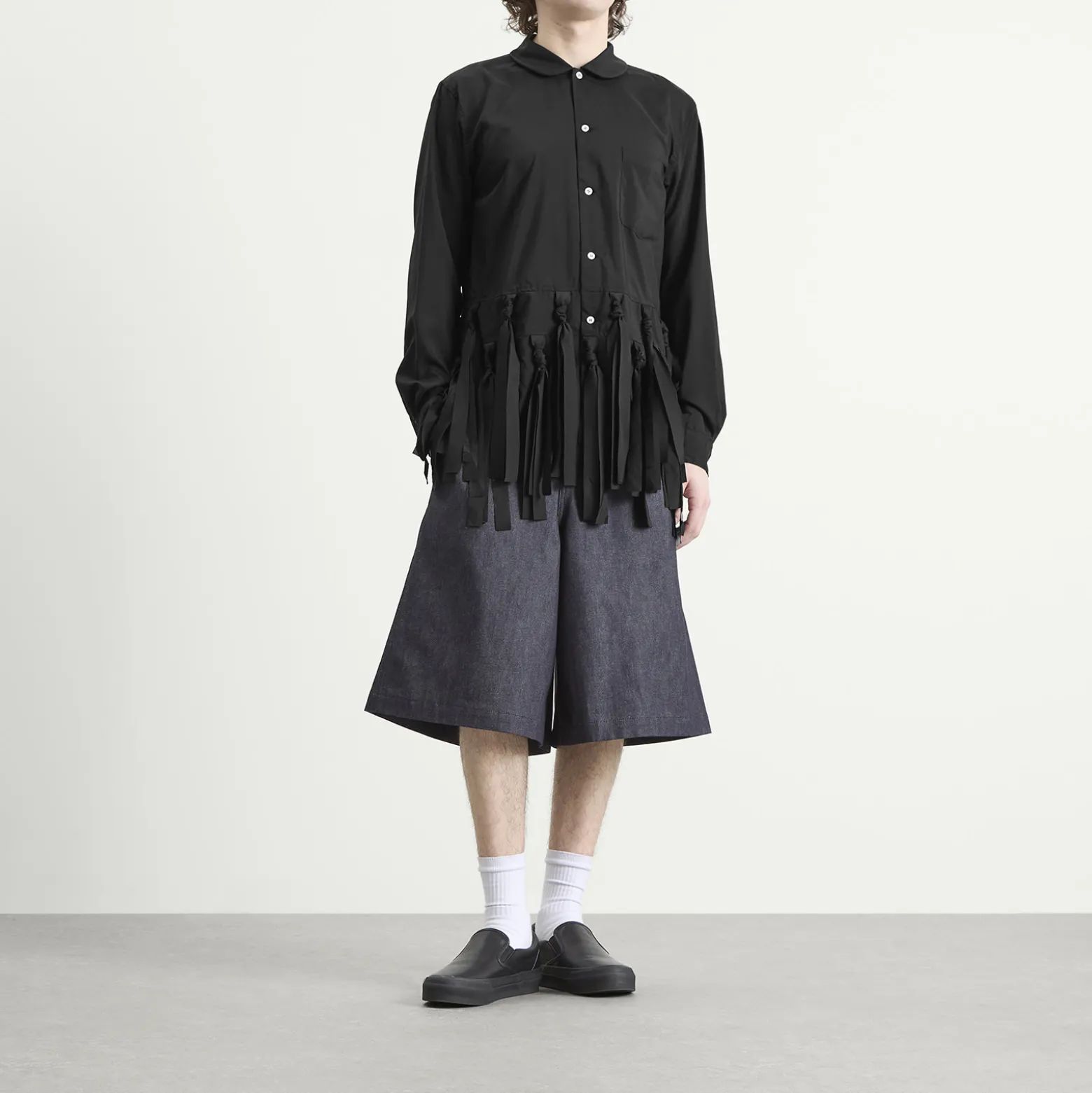 Comme des Garçons Black Fringed Jacket