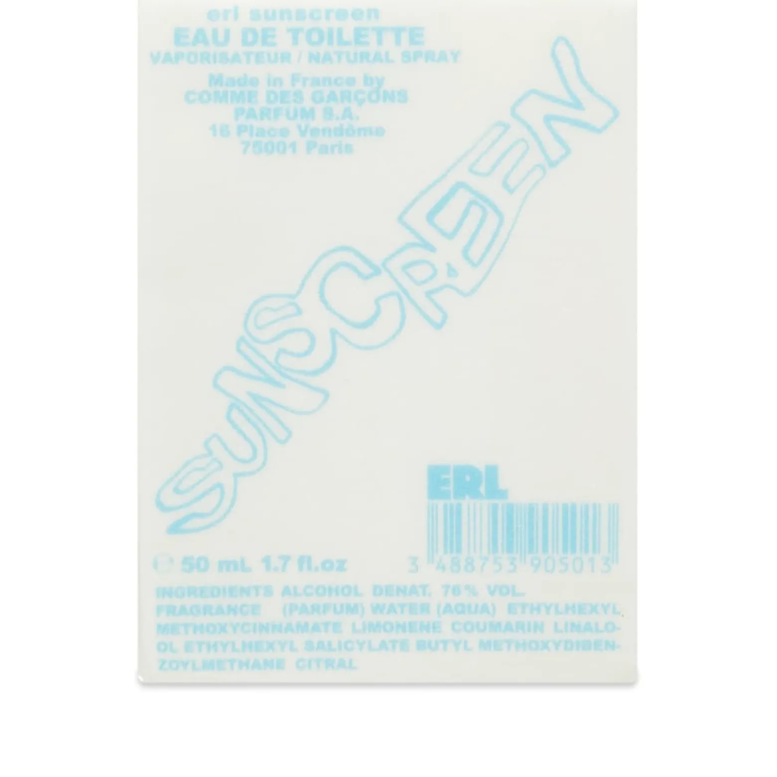 Comme des Garçons ERL Sunscreen Eau De Toilette