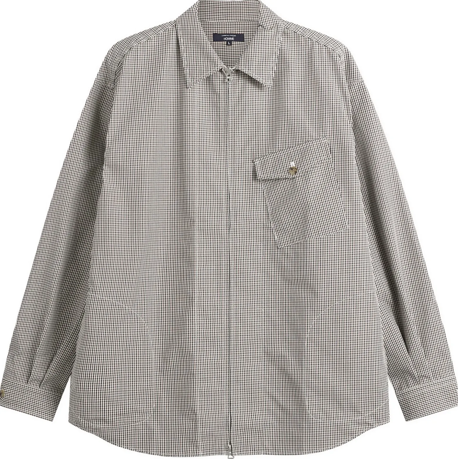 Comme des Garçons Homme Check Triple Layers Shirt