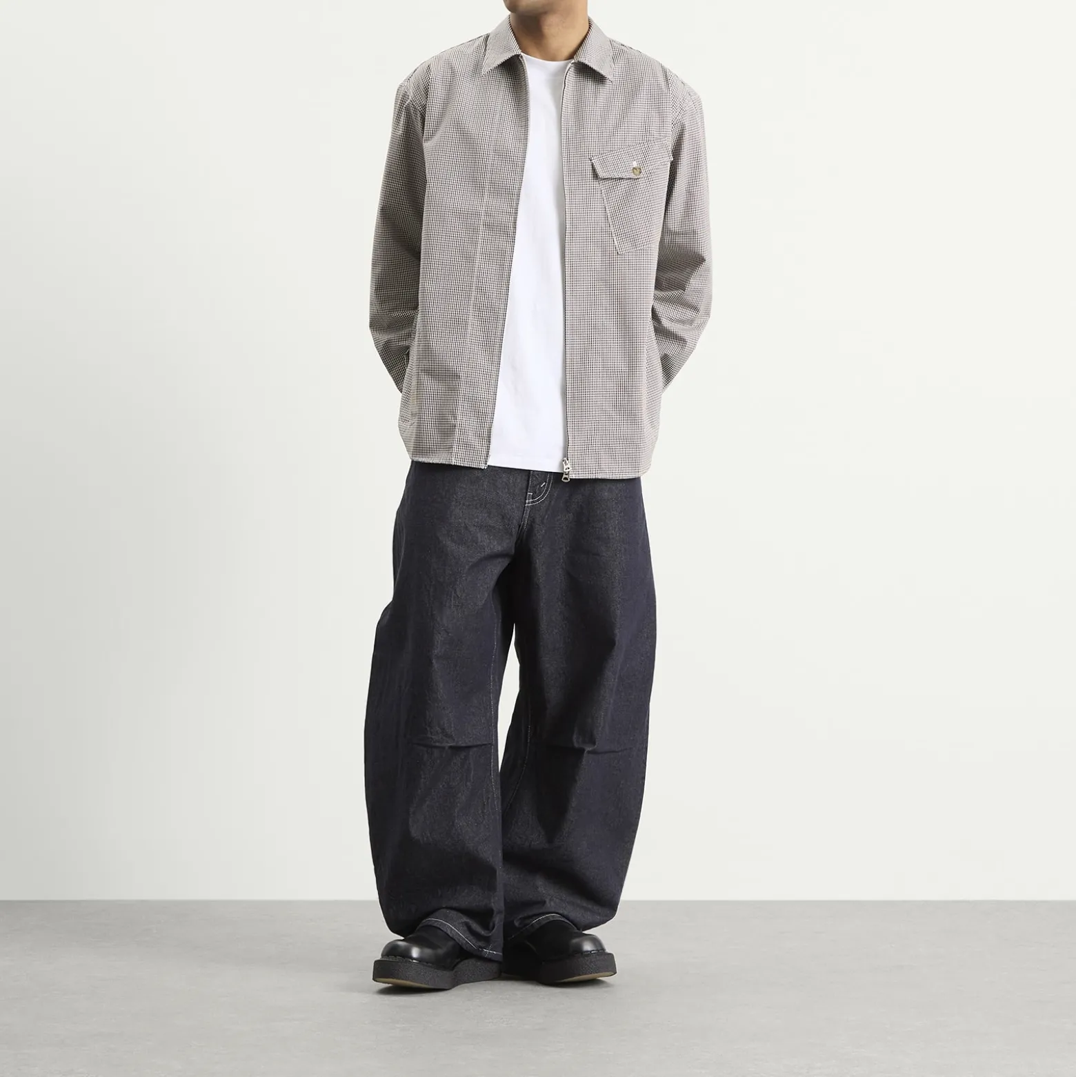 Comme des Garçons Homme Check Triple Layers Shirt