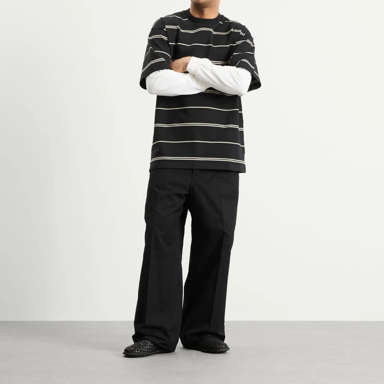 Comme des Garçons Homme Cotton Oxford Straight Trousers