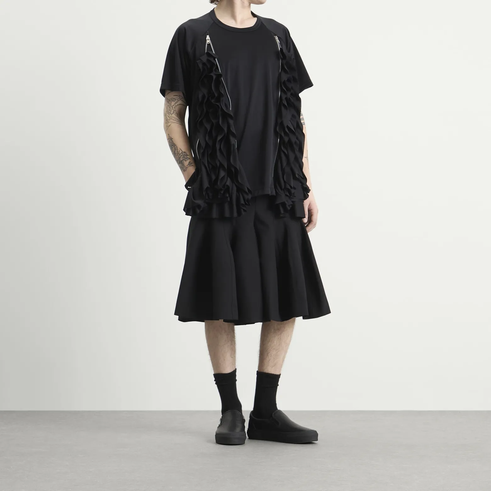 Comme des Garçons Homme Plus Mesh Detail T-Shirt