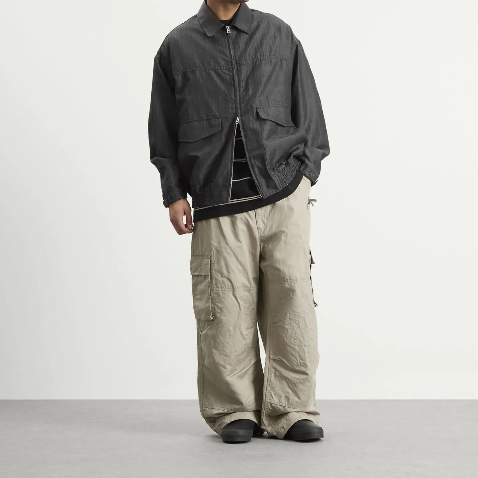 Comme des Garçons Homme Wool Blend Bomber Jacket