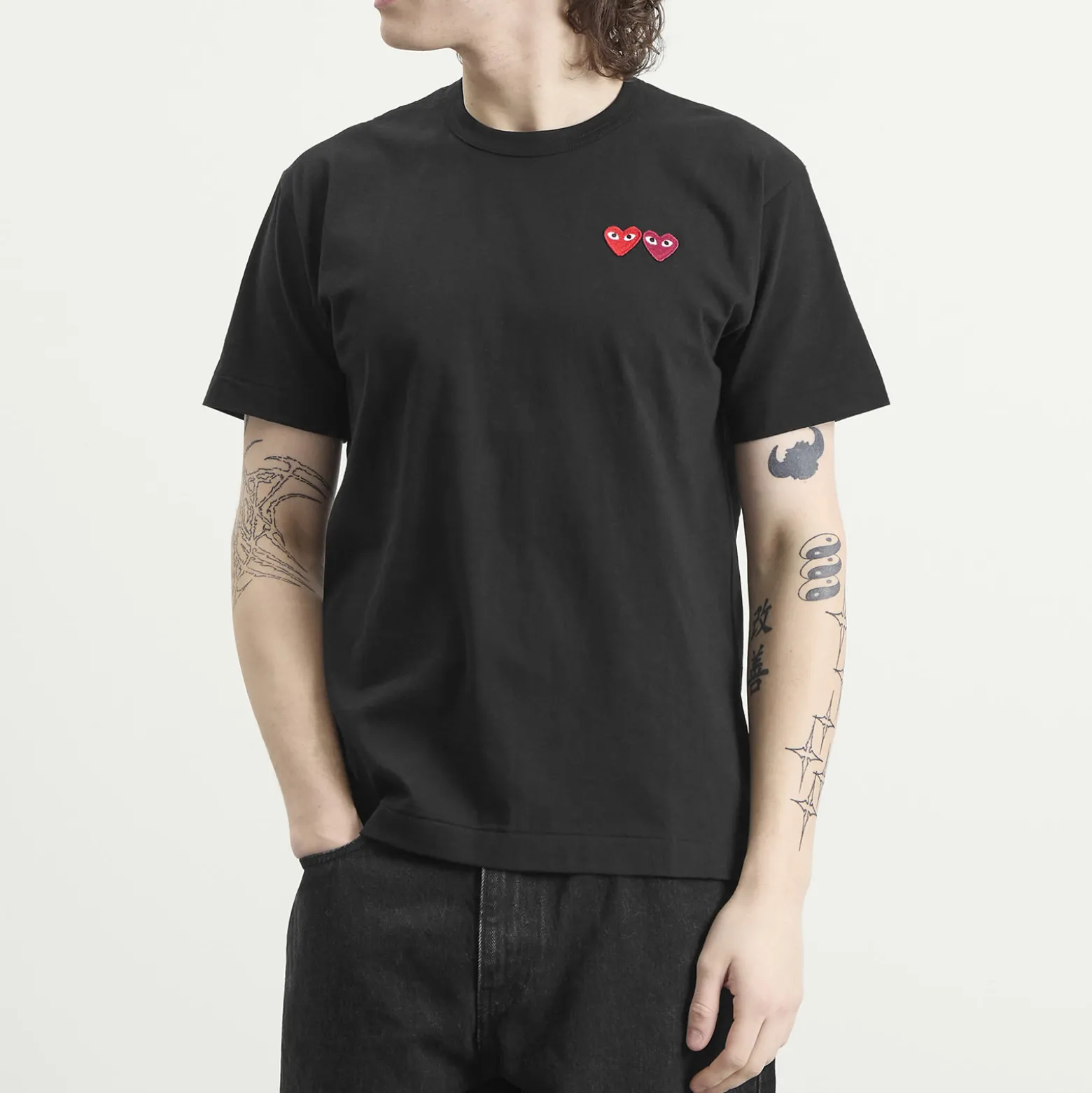 Comme des Garçons Play Double Heart T-Shirt