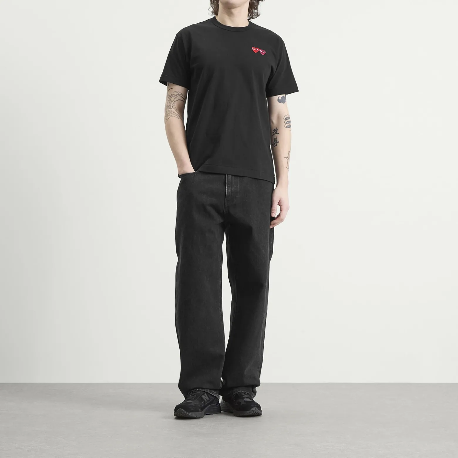 Comme des Garçons Play Double Heart T-Shirt