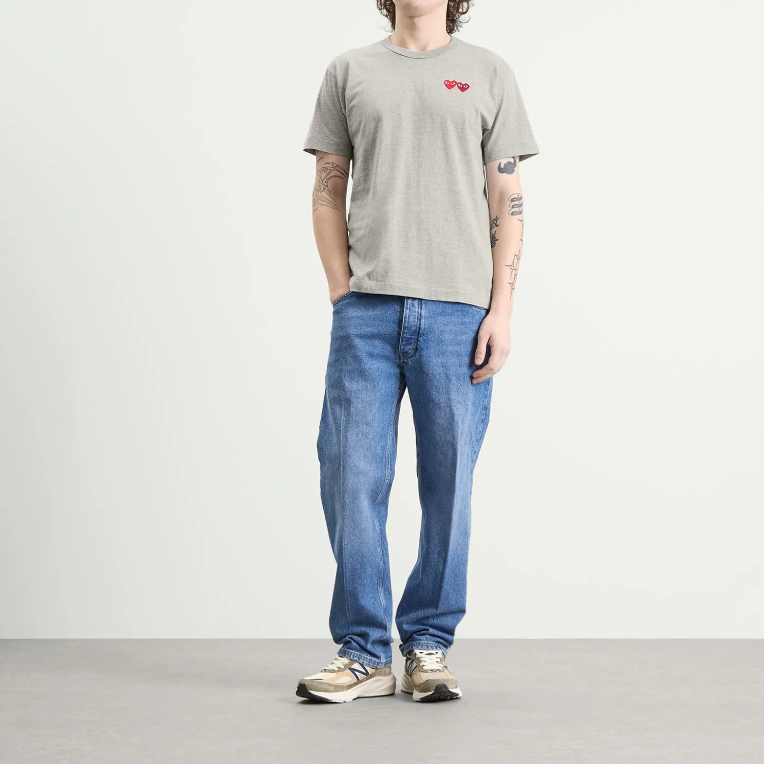 Comme des Garçons Play Double Heart T-Shirt