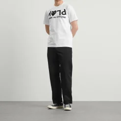 Comme des Garçons Play Logo Print T-Shirt