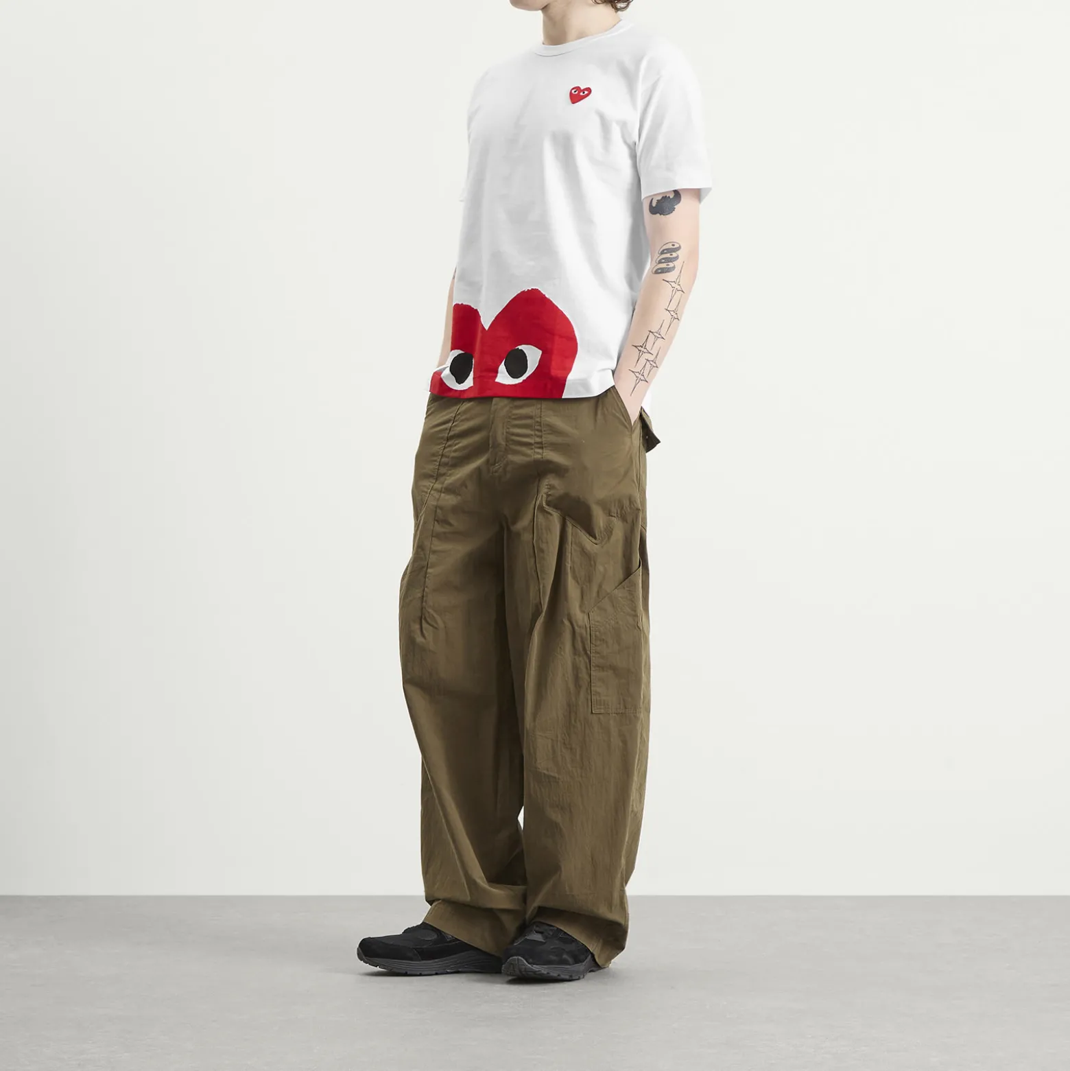 Comme des Garçons Play Oversized Heart T-Shirt